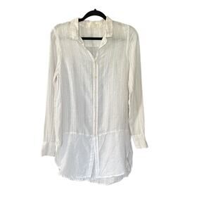 CP Shades womens Tunic Top Size XS 100% Linen Made in USA